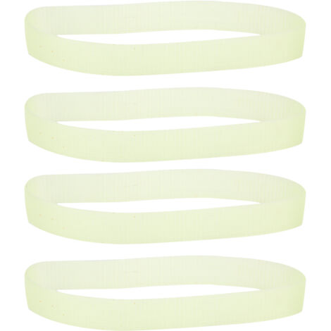 Correas de sierra ingletadora CSPAR Nylon 255 de 10 pulgadas para máquina de corte, en paquete de 4 unidades.