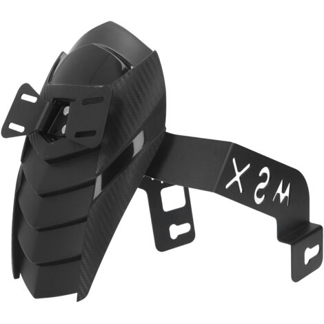 Guardabarros trasero sólido de ABS negro para motocicleta MSX125 SF (1/5)