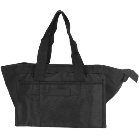 Bolsa negra para herramientas eléctricas de 33x20x23 cm, gran capacidad, de tela Oxford. (1/5)