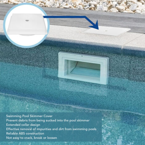 Tapa para skimmer de piscina ABS modelo 1091LX con conexión estable y sello hermético.