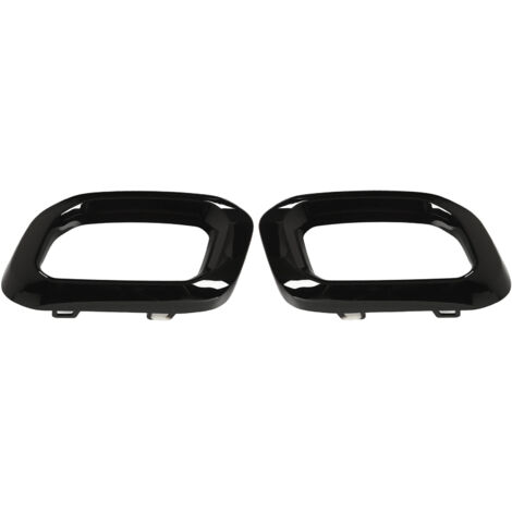 Anillo protector de la salida de escape para Mercedes-Benz GLC GLE GLS-Class X253 C253 W167 V167 C167 X167 AMG Line 2020-2023 Negro brillante (1/5)