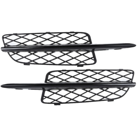 Rejilla inferior del parachoques (2 piezas) Compatible con X5 E70 / X6 E71 2007-2010 Número de pieza original 51117159593 / 51117159594, ABS negro (1/5)