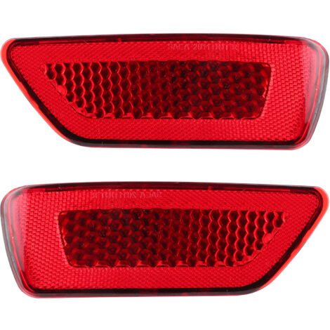 Par de reflectores para parachoques trasero 57010720AC Dodge Journey - ABS rojo (1/5)
