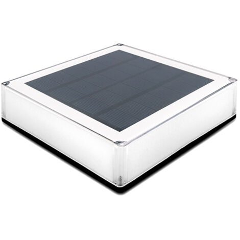 Columna de luz LED solar [Alta luminosidad, 3 temperaturas de color 3000K/4000K/6000K, ABS, IP65]