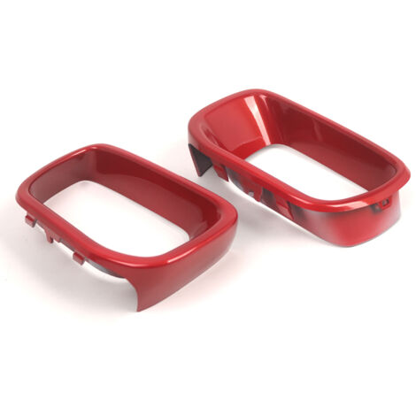 Cubiertas rojas para conductos de aire de freno ABS para Mini F55 F56 F57 OEM 51117337809 51117337810 - 2 piezas, dimensiones 19,5 x 11,8 x 4,7 cm (1/4)
