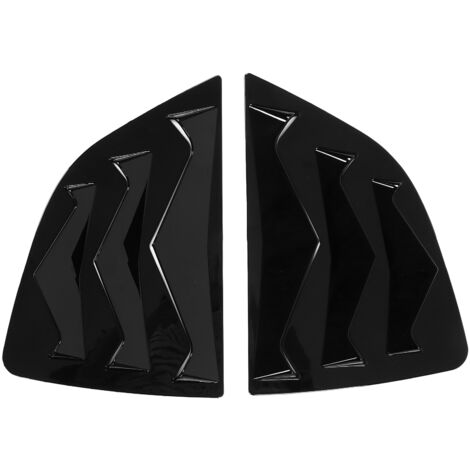Parachoques traseros laterales de ABS negro brillante para Honda Jazz 2014-2018 - 2 piezas (1/5)