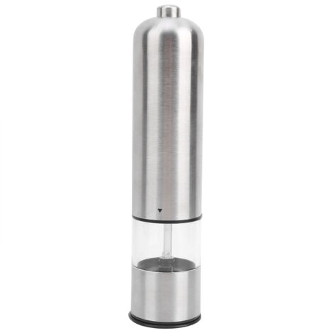Molinillo eléctrico automático de acero inoxidable para sal y pimienta - Capacidad de 80 ml - Luz LED (1/5)