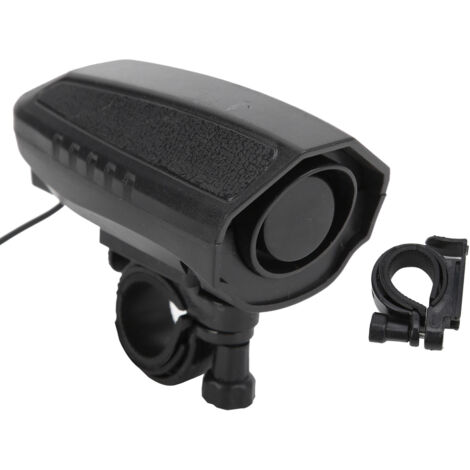 Bocina eléctrica para bicicletas: potente bocina de 110 dB con botón independiente y base fija. (1/5)