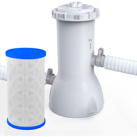 Cartucho de filtro para bomba de piscina, cartucho recargable y reutilizable para tipo AC.