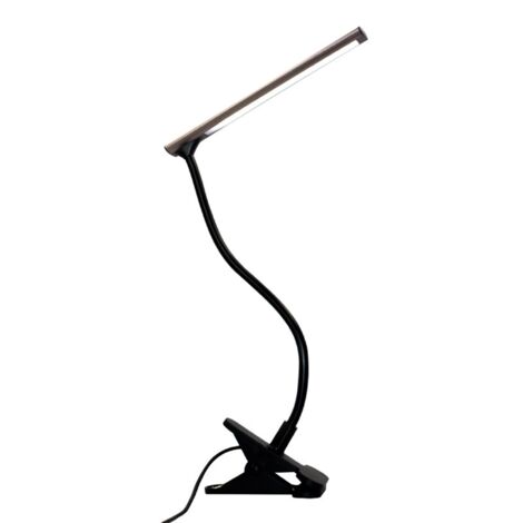 Lámpara de escritorio LED, clip flexible de 360°, lámpara de lectura portátil, protección ocular, modelo AC1 (1/5)