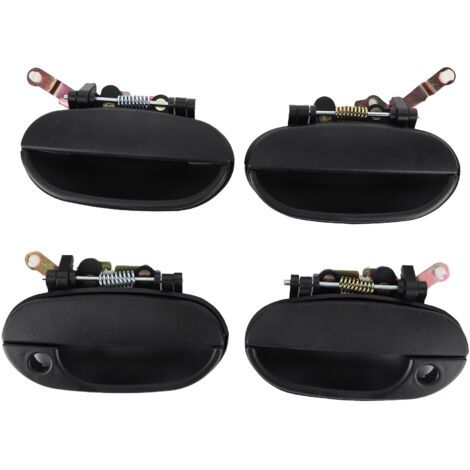 Manija exterior de puerta de ABS, compatible con Hyundai Accent 1995-1999, juego de 4 con OEM 82660-22000 (1/5)