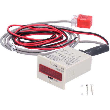 Contador digitalJDM11-6H DC12-24V para monitoreo industrial (1/5)