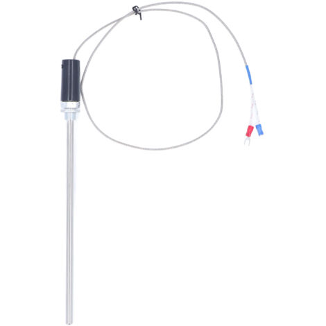 Par termoeléctricoSonda de plástico tipo K de 1 m, 0-400 ℃, para medición industrial.