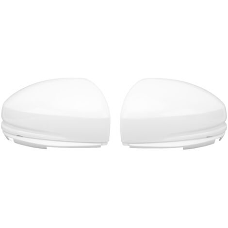 Kit de cubiertas para espejos laterales para Honda Fit Jazz 2014-2019 - 2 piezas, ABS blanco - OE 76251 T5A J31 y 76201 T5A J31 (1/5)