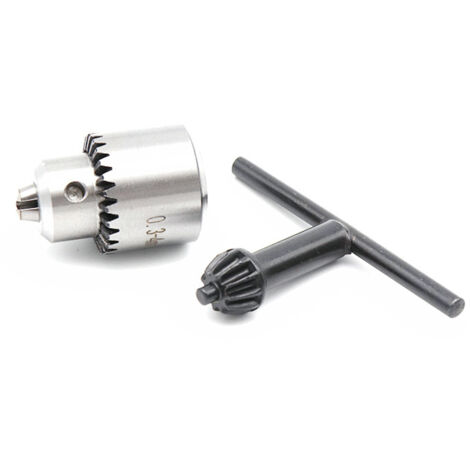 Portabrocas para taladro eléctrico - Juego de collarín de 4 mm con mango de cobre de 3,17 mm y llave hexagonal - Microbroca para lijado y detalles - Accesorios para herramientas eléctricas (1/5)