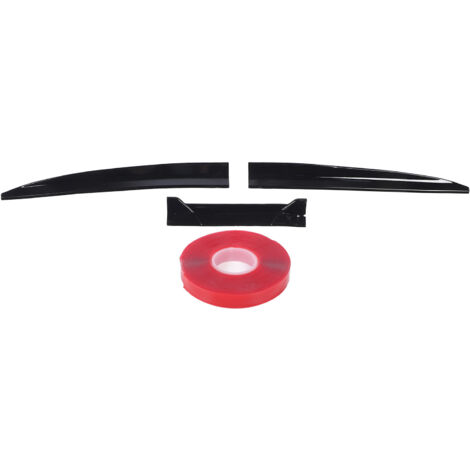 Spoiler trasero de TPU negro brillante para mejorar la aerodinámica y la apariencia deportiva - Compatible con todo tipo de vehículos (1/5)