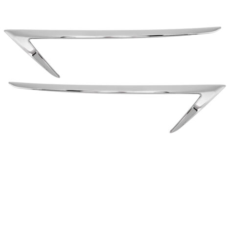 Parachoques trasero para Mazda CX-5 (2017-2021) - ABS - 2 piezas - Acabado plateado brillante (1/5)