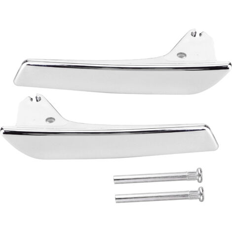 Manija interior de puerta para vehículos 15920696, paquete de 2 piezas, ABS gris (1/5)