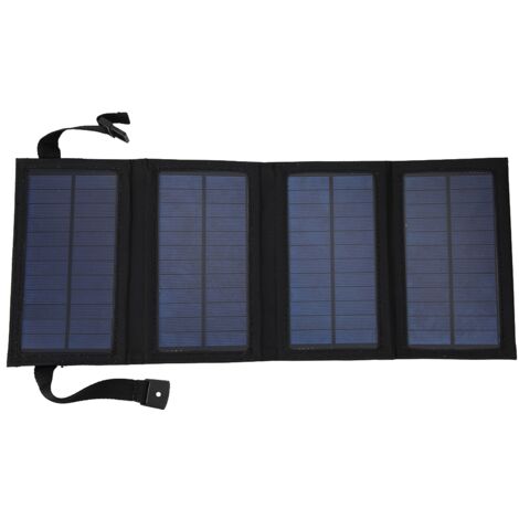 Cargador portátil plegable con panel solar USB de 5 V para viajes y camping [Serie plegable] [USB]
