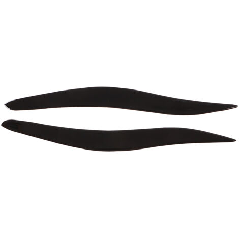 Cubierta acolchada de plástico suave negro brillante para faros delanteros de Lexus IS250 IS300 IS350 2006-2012 (1/5)