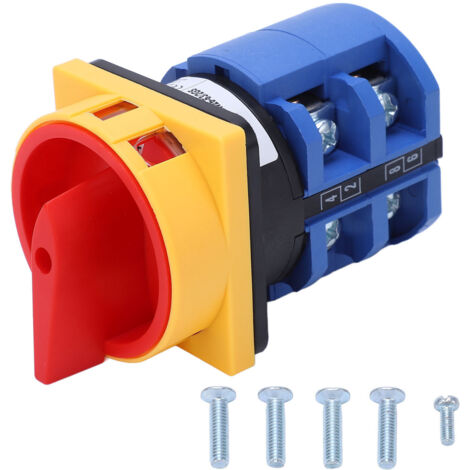 Interruptor rotativo universal con toma para candado 63A AC240V/440V