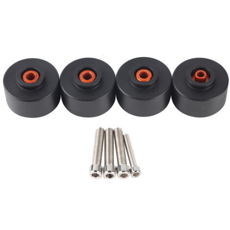 Protector de chasis de aluminio CNC para motocicletas 125/200/390 - 4 piezas (rueda delantera y trasera) (1/5)