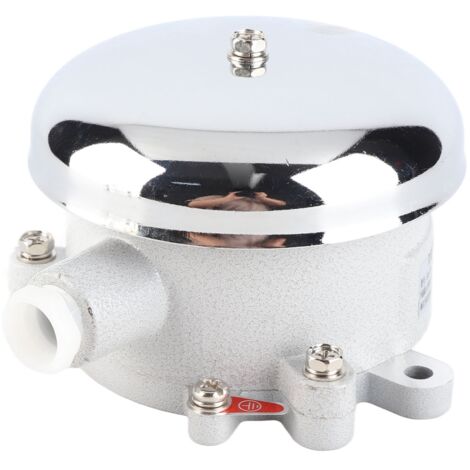 Alarma eléctrica contra incendios de aleación de aluminio de 220 V a prueba de explosiones con sonido potente y multifuncional.