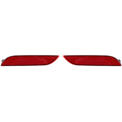 Reflectores rojos TO1185110 para el parachoques trasero, izquierdo y derecho – 2 piezas – para Camry 2018 y modelos posteriores. (1/5)