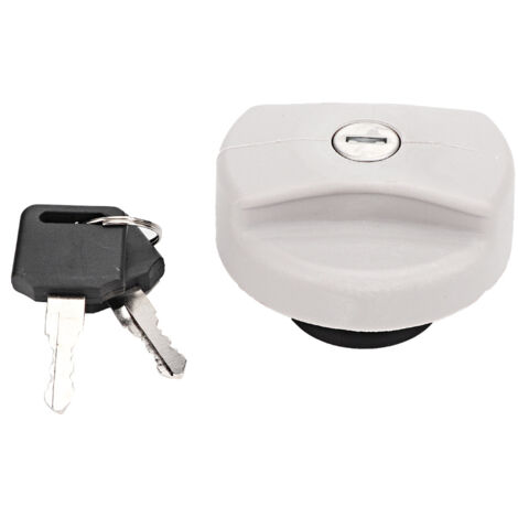 Cerradura de la tapa del depósito de combustible con llaves, gris, 1702834 93224461, compatible con Vauxhall, Opel Vectra, Astra, Corsa, Zafira (1/5)