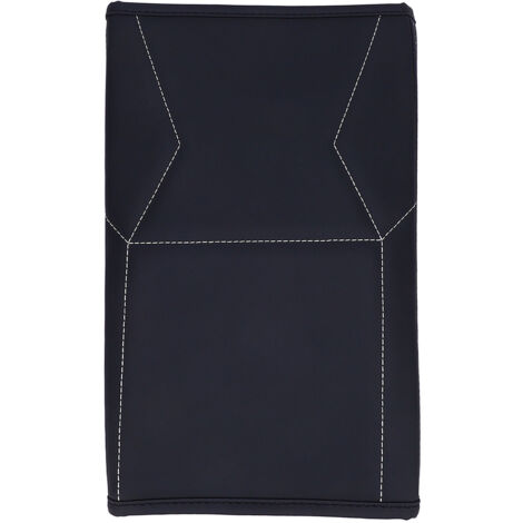 [Protector de consola central] - Funda protectora de PU con orificios de ventilación, elegante y de tacto suave, para la guantera y el reposabrazos del coche. (1/5)
