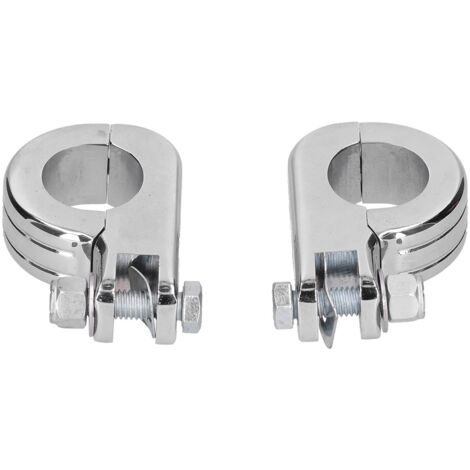 Soporte de montaje para reposapiés para protector de motor - 2 piezas de aluminio para Honda - Accesorio para motocicleta