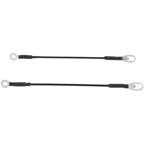 Correa de soporte para portón trasero (2 piezas) Cable de metal galvanizado 55345124AB para Dodge Ram 1500/2500/3500 1994-2002 (1/5)