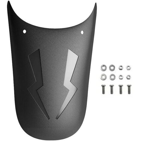 Protección delantera para motocicleta: guardabarros de plástico resistente, diseño único, fácil de instalar. (1/5)