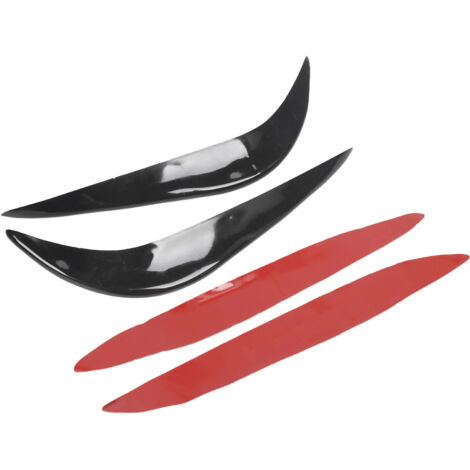 Protector de parachoques antiadherente Universal PVC negro 2 tiras de 32 cm Protege las esquinas delanteras y traseras (1/5)