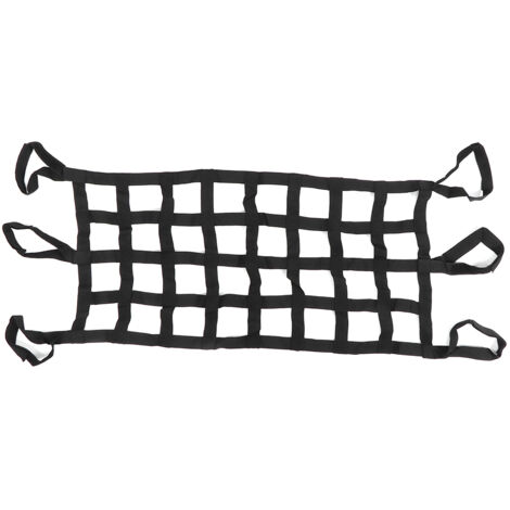 【Red de techo multifuncional】 Hamaca multifuncional de nailon negro para Jeep Wrangler YJ TJ JK JL - 1 pieza (1/5)
