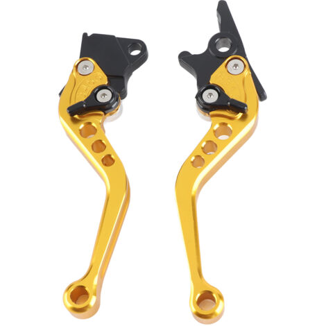 Manetas de freno y embrague de aluminio CNC para motocicletas GY6/CG125 - Par de alta calidad