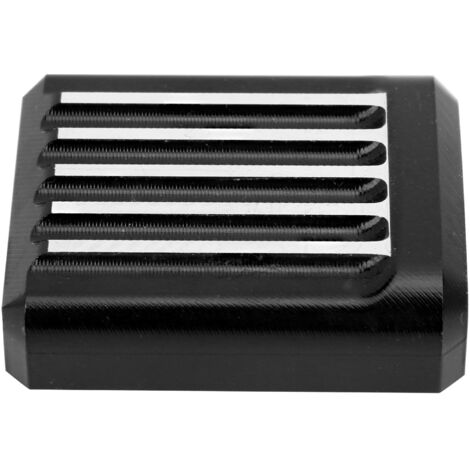 Tapón del extremo del pedal del freno trasero de aluminio CNC negro - Compatible con Kawasaki EN650 VULCAN S 650 (2015-2019)
