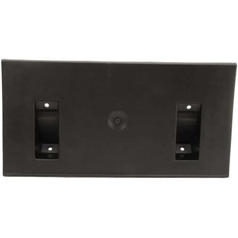 Soporte de matrícula delantera ABS para Maserati Ghibli M157 (2013-2017) - OE 670025268 - 1 pieza - Fijación mediante clip - Negro (1/5)