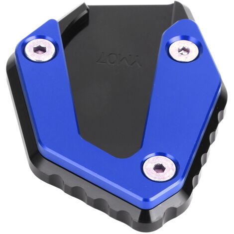 [Plantilla de calza lateral] + [Kit] + [MT 07/FZ 07/TRACER 700 2014-2019] + [Extensión antideslizante de aluminio CNC azul]
