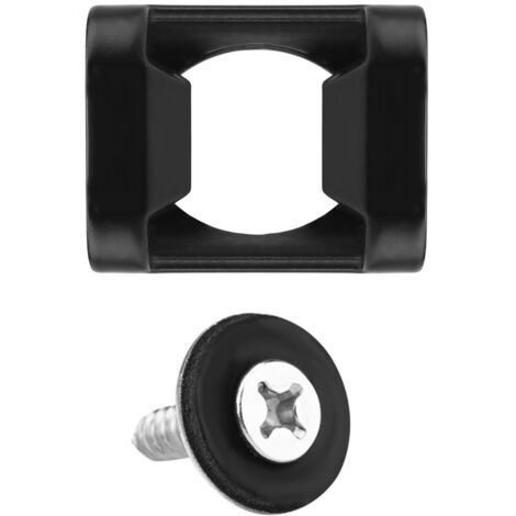 [Extractor de matrícula] para Jeep Wrangler JK TJ - Aluminio negro, instalación sin modificaciones, accesorio práctico (1/5)