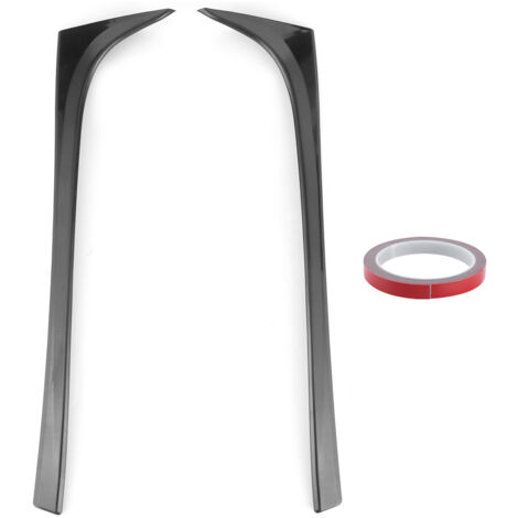 Spoiler lateral para ventanilla MK7 MK7.5 2014-2018, ABS negro brillante - Deflector de agua deportivo (1/5)