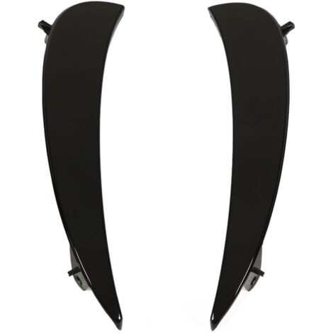 Tapas de ventilación para la rejilla de los faros delanteros del E-Class AMG W213 C238 S213 (versión actualizada) - 2 piezas en ABS/PC negro brillante (1/5)