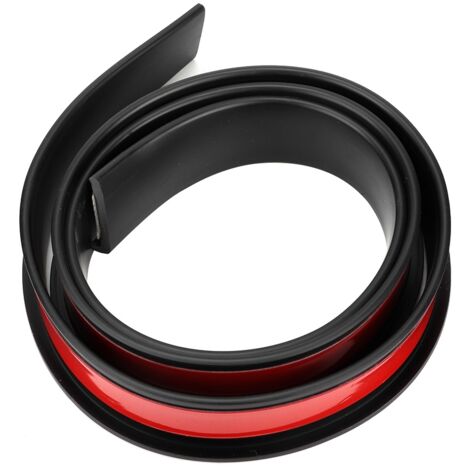 Protectores de ruedas de goma universales de 4,5 cm x 1,5 m, tiras negras de protección contra grava para llantas. (1/5)