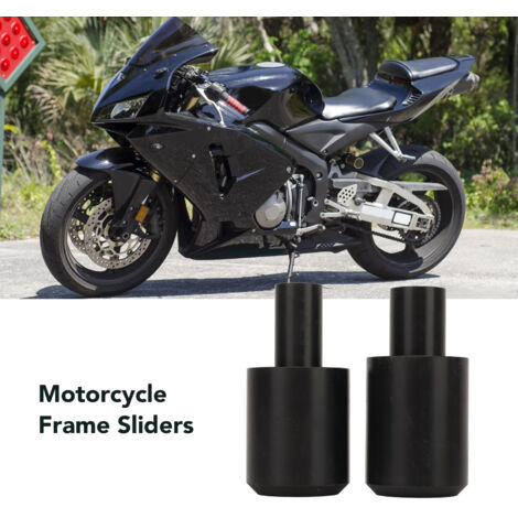 [Protectores de chasis] Deslizadores anticaída, absorción de impactos, súper protección para Honda CBR 600 RR 2003-2006 con kit de metal + goma + ABS