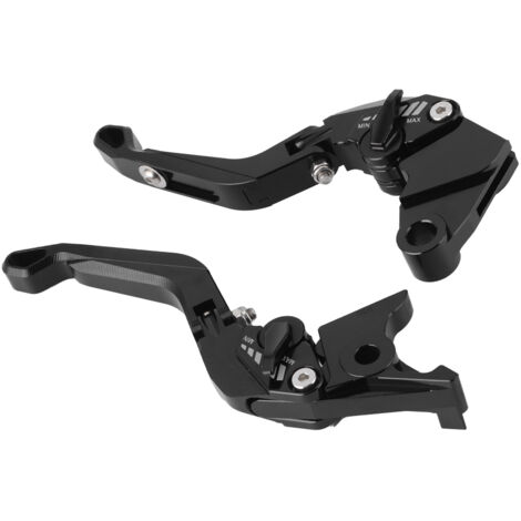Kit de manetas de freno y embrague para Kawasaki Z800/E - Juego de 2 piezas en aluminio negro