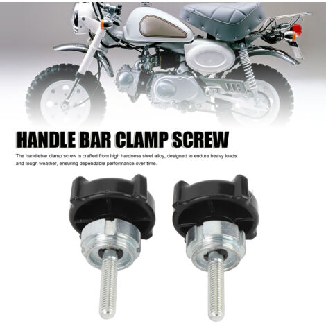 Par de tornillos de montaje M18 x 1.25 para manillar - Soporte para manillar de Z50, Z50A, Monkey, DAX, CT70, Z50Z - Minimoto - Acero aleado de alta resistencia