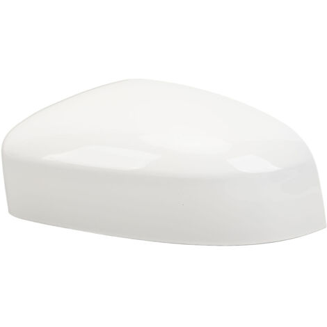 Cubierta del espejo lateral izquierdo para Focus MK3 2011 a 2019, color blanco resistente a la intemperie, fácil instalación, material duradero para protección y estilo. (1/5)