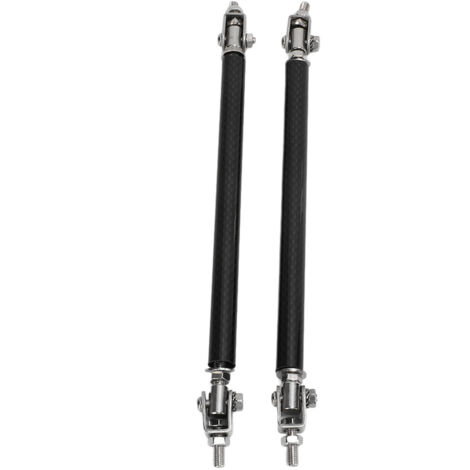 Barras de soporte para parachoques de 2 piezas - Fibra de carbono ajustable de 15 cm para divisores delanteros/traseros y faldones laterales (1/5)