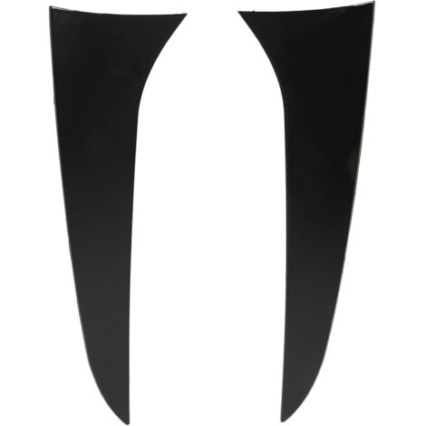 Par de alerones laterales para ventanillas BMW X1 E84 2009-2015, ABS negro brillante, embellecedor de cubierta (1/5)