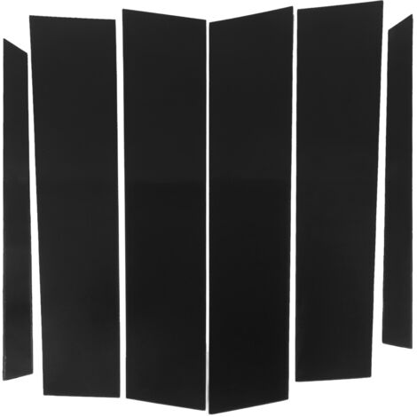 [Piezas de carrocería] Parachoques lateral estilo 4D negro brillante, 6 piezas, para Mercedes-Benz Clase M ML 2006-2011 W164 (1/5)